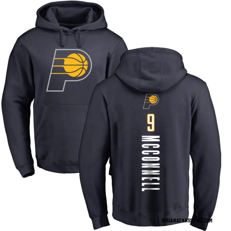 Navy Men's T.J. McConnell Indiana Pacers Backer Pullover Hoodie